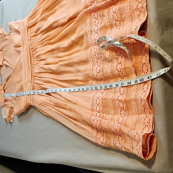 Elegant Sweetheart Peach Dress by Antonio Melani - Picture 10 of 12